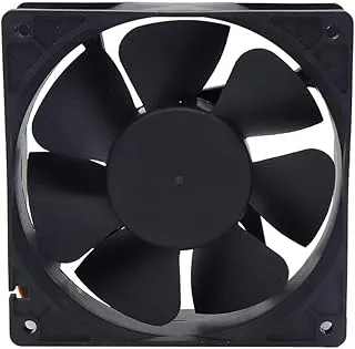 Electronic Spices DC 12V 3.5'' INCH Cooling Fan for PC Case, CPU Cooler r (Black) (3.5INCH)