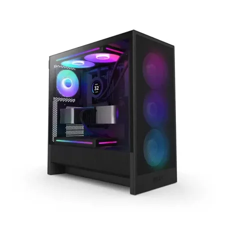NZXT H5 Flow RGB Mid Tower Cabinet - Black