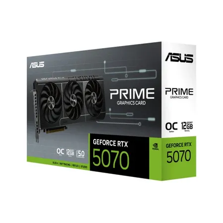 ASUS PRIME GeForce RTX 5070 12GB GDDR7 OC Edition Triple Fan Graphics Card