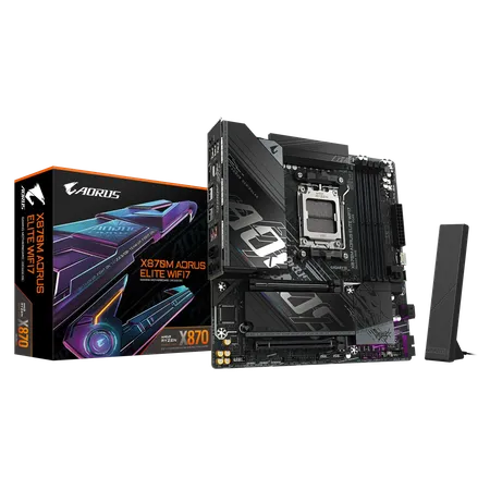 GIGABYTE X870M Aorus Elite Wifi7 DDR5 AMD Motherboard