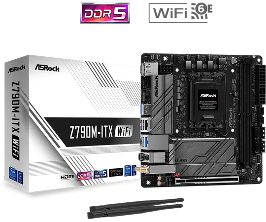 ASROCK Z790M-ITX WIFI DDR5 MOTHERBOARD