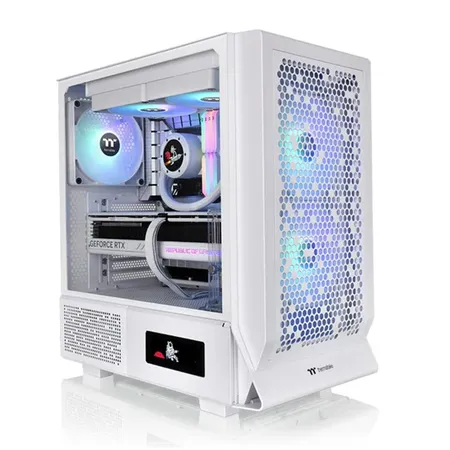 Thermaltake Ceres 330 TG ARGB Snow ATX Mid Tower Tempered Glass Computer Case