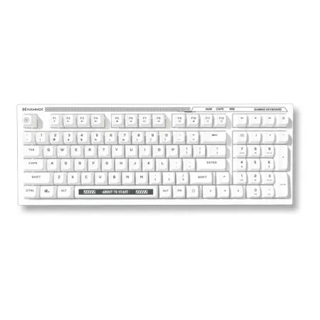 Hammok SPARTAN Wired Gaming Keyboard (White with Blue)