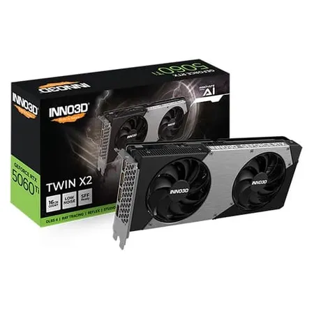 INNO3D RTX 5060 Ti Twin X2 16GB GDDR7 Graphics Card