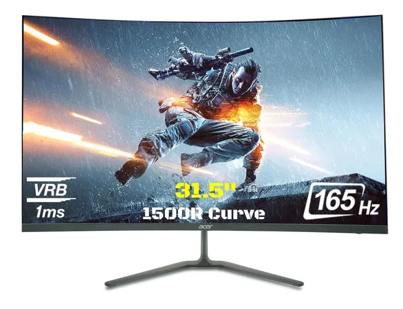 ACER ED320QR FHD 32 Inch 165Hz VA Panel 1MS AMD Freesync VA Gaming Monitor