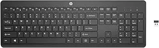 HP 230 Wireless Black Keyboard with 2.4GHz connectivity up to 10m, 12 Function Keys and 16-Month Long Battery Life. 3-Years Warranty.(3L1E7AA)