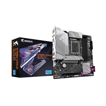Gigabyte B760M Aorus Elite AX (Wi-Fi) DDR5 Intel LGA 1700 Motherboard