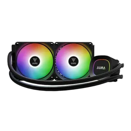 GAMDIAS Aura GL240 lite ARGB 240mm CPU Liquid Cooler ( Black )