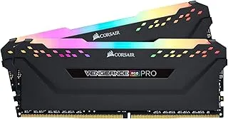 CORSAIR 32GB (2 x 16GB) Vengeance RGB Pro DDR4 3200MHz PC4-25600 Desktop Memory Model CMW32GX4M2E3200C16