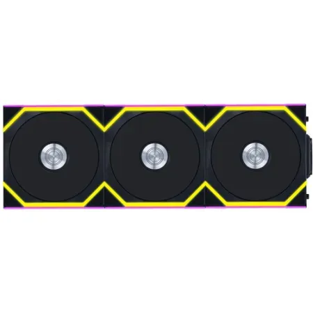 Lian Li 120mm UNI FAN SL Wireless LCD ARGB Reverse Blade Case Fan (White, 3-Pack)