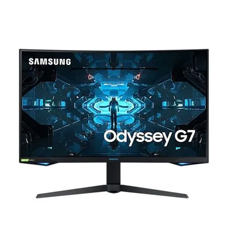 SAMSUNG Odyssey G7 LC27G75TQSUXEN 27 Inch QHD 240Hz VA Panel 1MS 125% SRGB NVIDIA Gsync VA Gaming Monitor