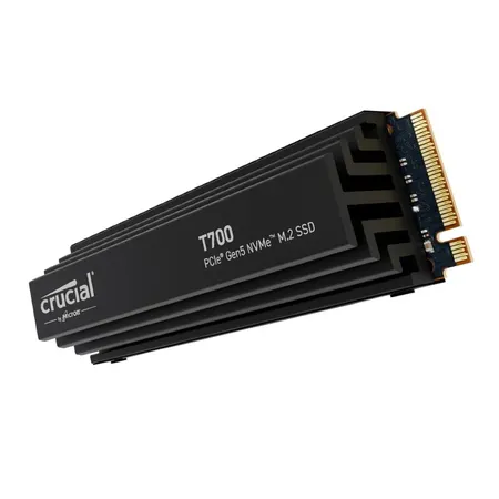 Crucial T700 1TB PCIe Gen5 NVMe M.2 SSD (CT1000T700SSD3)