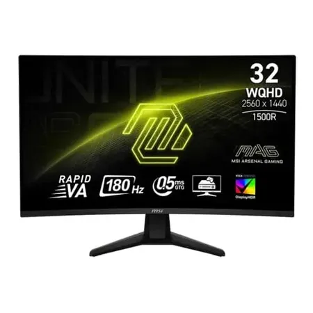 MSI MAG 32CQ6F 32 Inch VA WQHD 180HZ Curved Gaming Monitor (MAG-32CQ6F)