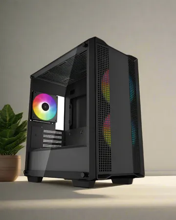 GOSHAWK Verge V1 AMD Ryzen 5 5600G Desktop PC with WebCam (16 GB RAM/1TB NVMe SSD/WiFi/Windows 11 Pro) 3 Years Warranty