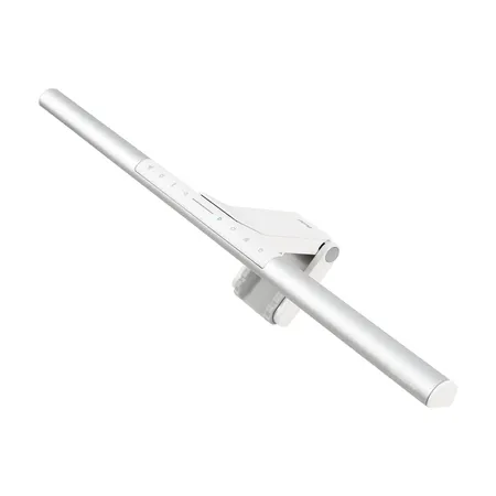 BenQ ScreenBar Pro Monitor Light Bar, LED Screen Lamp with Motion Sensor, Touch Control, USB-C Silver