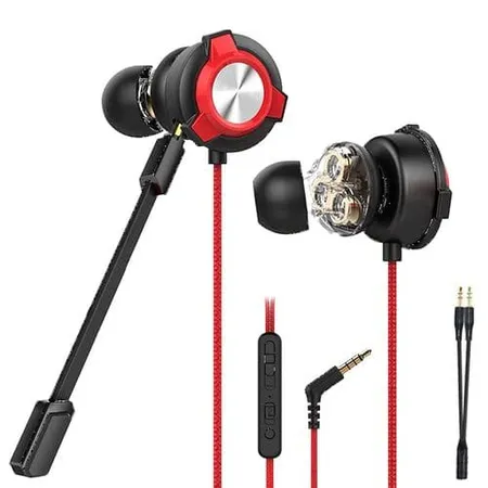 CLAW G13 Triple Driver Wired in Ear Earphones Gaming Earphones (Black)