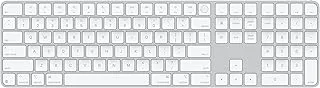 Apple Magic Keyboard with Touch ID for Mac Models with Apple Silicon - US English - White Keys ​​​​​​​