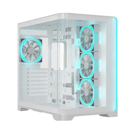 ANT ESPORTS Crystal ARC ARGB ATX Mid Tower Cabinet ( White )