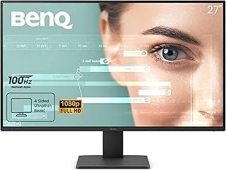 BenQ GW2791 27” 1920x1080 FHD 100Hz IPS Eye-Care 99% sRGB Monitor| HDMI| DisplayPort| Ultra Slim Bezel| TUV-Certified| Flicker-Free| Low Blue Light Plus (Black)