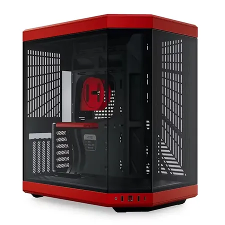 HYTE Y70 EATX Mid Tower Cabinet (Black / Red )
