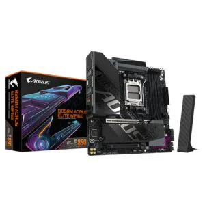 Gigabyte B850M AORUS ELITE WIFI7 ICE-P AMD AM5 Socket DDR5 Motherboard