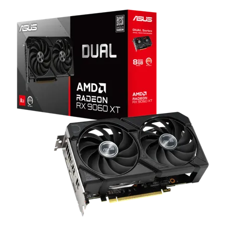 ASUS Dual RX 9060 XT 8GB GDDR6 Graphics Card