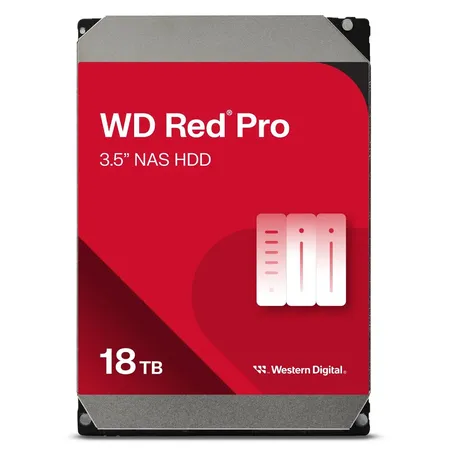 Western Digital Red Pro 18TB 3.5 inch 7200 RPM 512MB Cache NAS Internal Hard Drive WD181KFGX