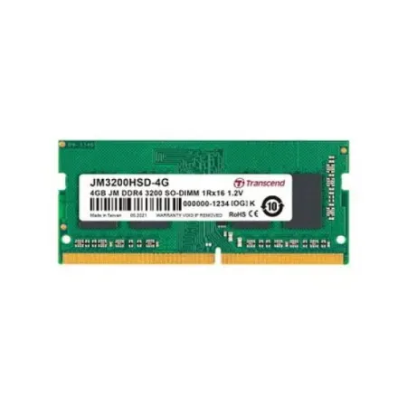 Transcend 4GB (1 X 4GB) JetRam DDR4 3200 MHz CL22 1Rx16 SO-DIMM Laptop RAM
