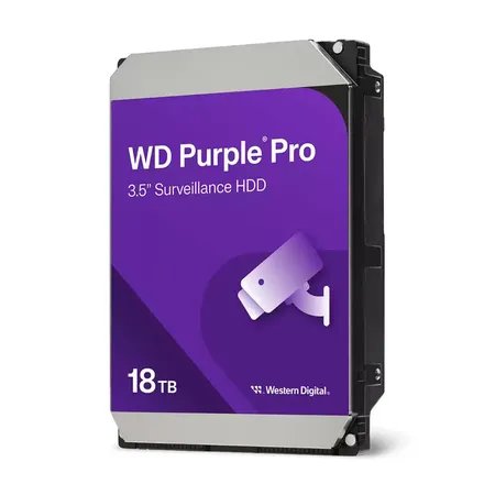 Western Digital Purple Pro 18TB 3.5" SATA 7200RPM Surveillance Hard Disk Drive