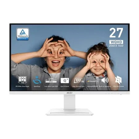 MSI Pro MP273QW E2 27 Inch White Business Monitor