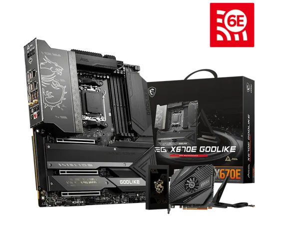 MSI MEG X670E GODLIKE AMD AM5 MOTHERBOARD