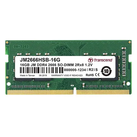 Transcend 16GB DDR4 RAM 2666MHZ CL19 Laptop Memory Module