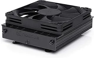 Noctua NH-L9a-AM5 chromax.Black, 37mm Low-Profile CPU Cooler for AMD AM5, Fits Compact Cases, 92mm Fan, PWM, NT-H1 Paste, SecuFirm2 Mount, 6-Year Warranty, Desktop Compatible