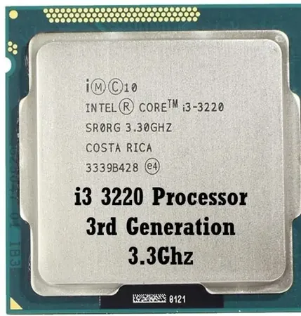 Intel Core i3-3220 ( 3RD Genaretion ) 3.3 GHz LGA 1155 Socket 2 Cores Desktop Processor