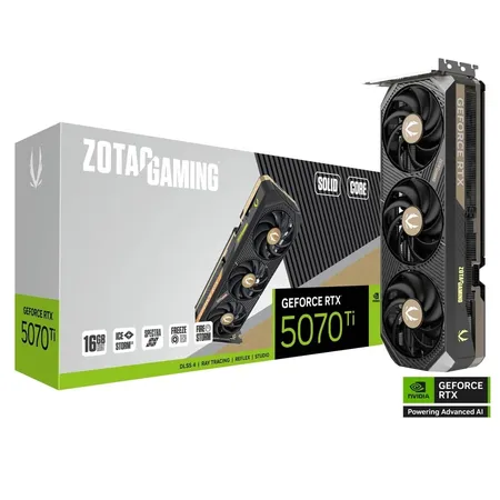 ZOTAC GAMING GeForce RTX 5070 Ti Solid Core 16GB Nvidia Graphic Card