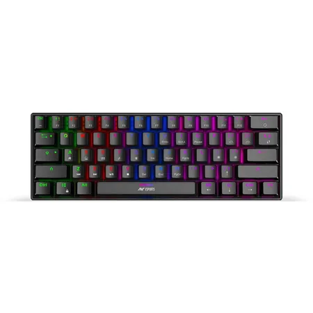 ANT ESPORTS MK1300 Mini 60% RGB Mechanical Wired Gaming Keyboard (Black) (Blue Switch) (Clicky Switch) (MK1300)