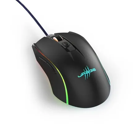HAMA 186050 Reaper 210 Wired Ambidextrous Gaming Mouse ( 4800DPI / 6 Macro Buttons ) ( Black )