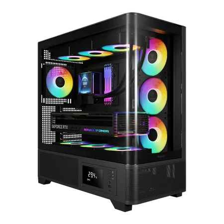 GAMDIAS Atlas P2 CG ARGB ATX Mid Tower Cabinet ( Black )