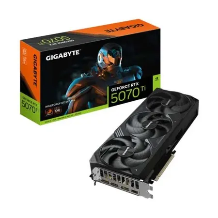Gigabyte RTX 5070 Ti Windforce OC SFF 16GB GDDR7 Graphics Card (GV-N507TWF3OC-16GD)