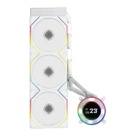 Lian Li Hydroshift II LCD-C 360TL 360mm CPU Liquid Cooler White (G89-GHS2LCD36TW-IN)