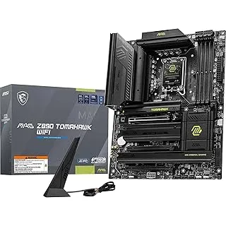 MSI MAG Z890 Tomahawk WiFi Gaming Motherboard - ATX - Supports Intel Ultra Core Processors (Series 2), LGA 1851 - DDR5 Memory, 1 x PCIe 5.0 x16, 1 x M.2 Gen5, 5G LAN, Wi-Fi 7