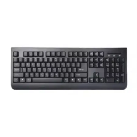 TVS ELECTRONICS Champ Heavy Duty Membrane Wired Keyboard | Array of 104 Keys |Multimedia Functions|Membrane Keys| Compatible|Smooth Handling|Lightweight|Plug|SND Play USB Connectio |Sculpted Key Cap