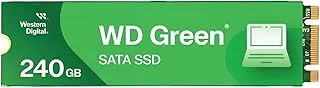 Western Digital WD Green M.2 240GB, Up to 545MB/s, 2.5 Inch/7 mm, 3Y Warranty, Internal Solid State Drive (SSD) (WDS240G3G0B)