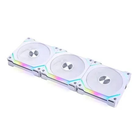Lian Li UNI Fan SL120 V2 ARGB White 120mm PWM ARGB Cabinet Fan With ARGB Controller (Triple Pack)