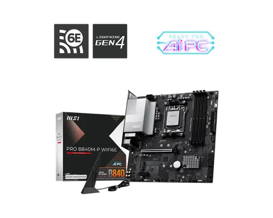 MSI PRO B840M-P WIFI6E Motherboards