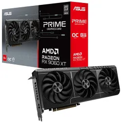 ASUS Prime Radeon RX 9060 XT 16GB GDDR6 OC Edition Graphic Card PRIME-RX9060XT-O16G (Free NZXT Mouse)