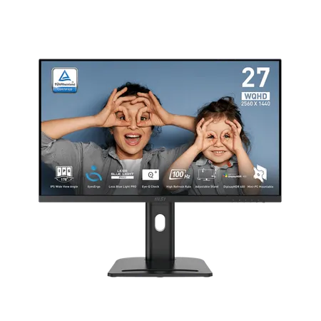 MSI PRO MP273QP 27 Inch QHD 75Hz IPS Panel 102%SRGB AMD Free Sync Business Monitor