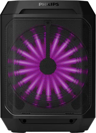 PHILIPS DYNAMIC BASS BOOST, 3000MAH BATTERY, AUX-IN, KARAOKE MICROPHONE INPUT 30 W BLUETOOTH PARTY SPEAKER (BLACK, MONO CHANNEL)