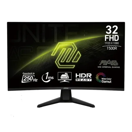 MSI MAG 32C6X 31.5 Inch FHD 250Hz VA Panel 101% SRGB 1MS Adaptive Sync Gaming Monitor