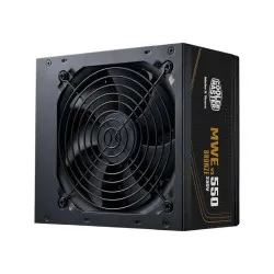 Cooler Master MWE Bronze 550 V3 550W ATX Non Modular Power Supply Unit - Black